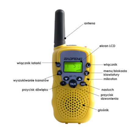 Radio zestaw Baofeng BF-T3 Zielone