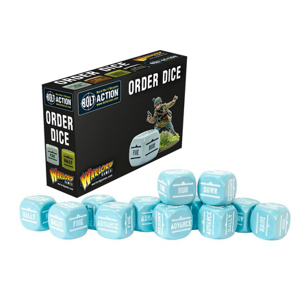 BOLT ACTION Orders Dice Pack - Blue