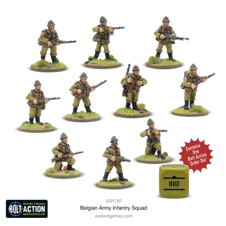 BOLT ACTION Belgian Infantry Squad