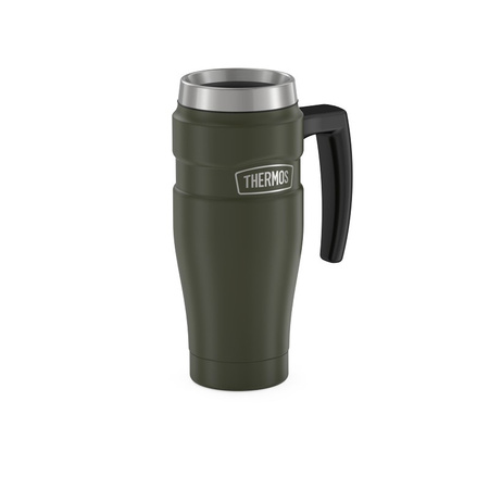 THERMOS Style Travel Kubek Term z uchem 0,47l Zieleń wojskowa