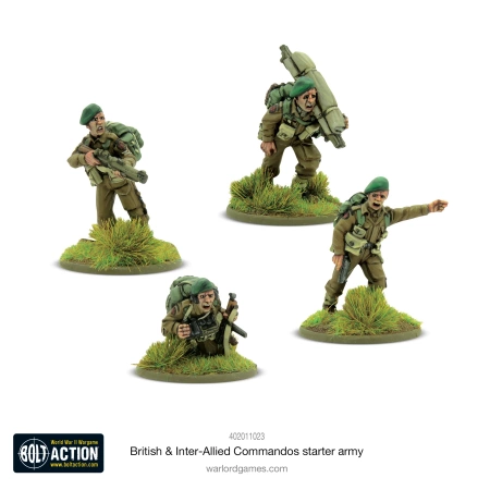 BOLT ACTION British & Inter-Allied Commandos starter army