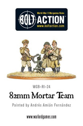 BOLT ACTION Soviet 82mm Mortar Team