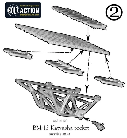 BOLT ACTION BM-13 Katyusha rocket launcher