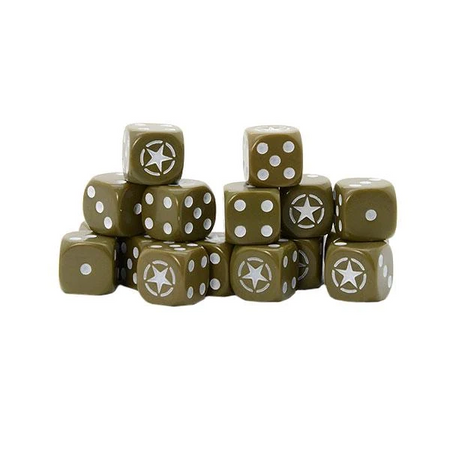 BOLT ACTION Allied Star D6 Dice