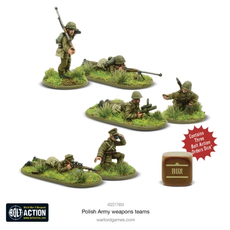 BOLT ACTION Polish Army Weapons Teams