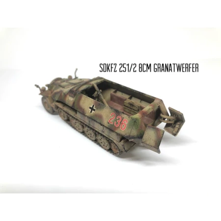 RUBICON 280043 - SdKfz 250/251 Expansion Set- SdKfz 250/7 & 251/2 Mortar Carrier
