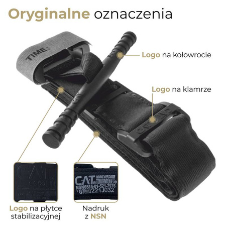 Staza taktyczna CAT GEN7 Czarna CAT Resource
