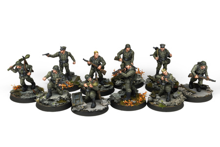AK Interactive FORTUNATE SONS · PANZERGRENADIER DIVISION · 10 MINIATURES 30MM SCALE