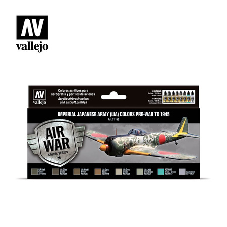 VALLEJO 71152 Zestaw Air War 8 farb - Imperial Japanese Army (IJA) Colors