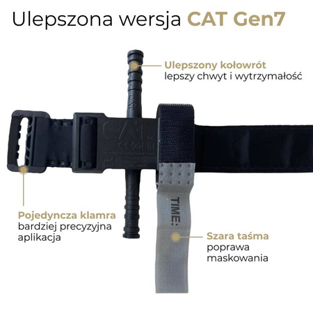 Staza taktyczna CAT GEN7 Czarna CAT Resource