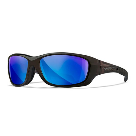 Okulary Wiley X GRAVITY Black Frame Polarized Blue