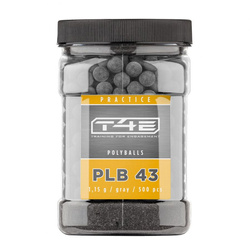 Kulki poliuretanowe T4E Practice PLB kal. .43 500 szt. szare