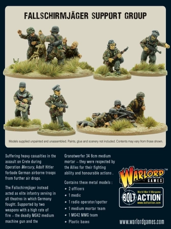 BOLT ACTION Fallschirmjager support group