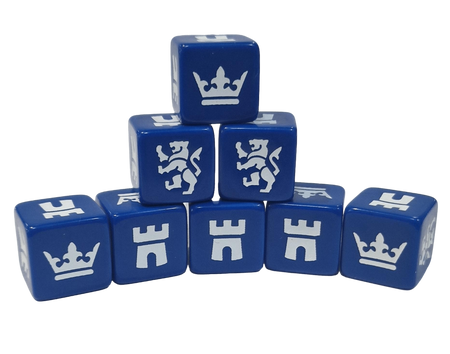 SAGA Medieval Dice - (Blue) (Age of Chivalry)