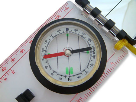 Składany Uniwersalny Kompas z lusterkiem Comet