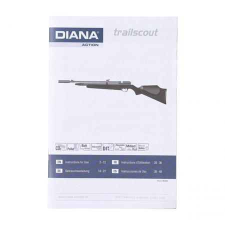 Wiatrówka Diana Trailscout CO2 kolba drewno 5,5 mm
