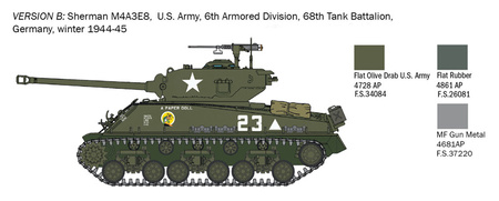 ITALERI M4A3E8 Sherman Fury