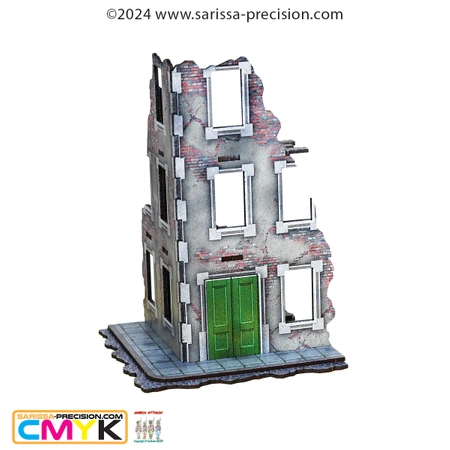 SARISSA PRECISION - Destroyed City Block B (200x300) - Full Colour