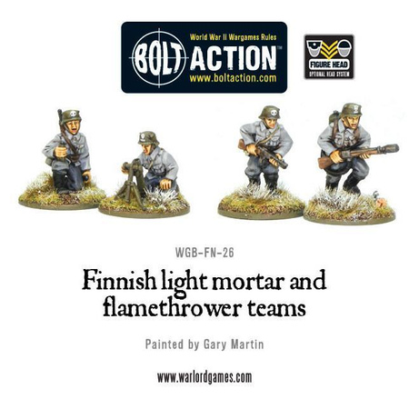 BOLT ACTION Finnish light mortar and flamethrower teams