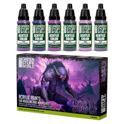 Green Stuff World Paint Set - Darth Purple