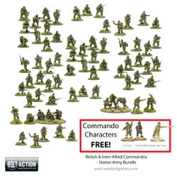 BOLT ACTION British & Inter-Allied Commandos – Starter Army Bundle