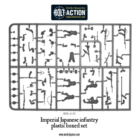BOLT ACTION Imperial Japanese Infantry Plastic Boxed Set