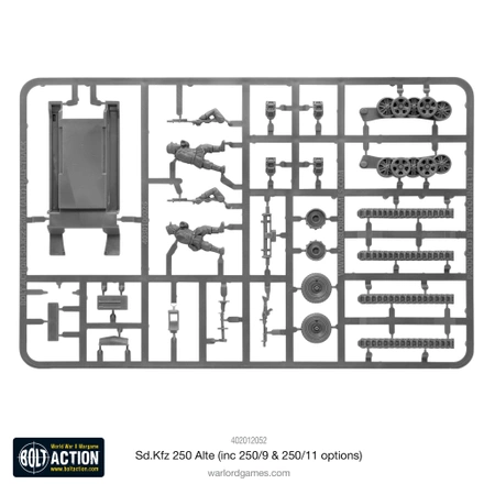 BOLT ACTION Sd.Kfz 250 (Alte) Half-Track (Options for 250/1, 250/9, 250/11)