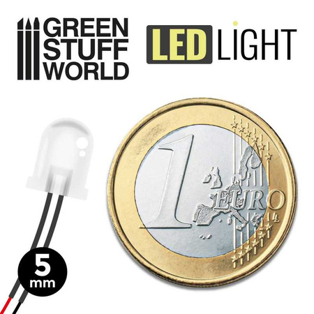 GSW - Warm White LED Lights - 5mm