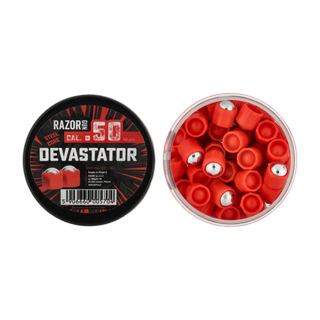 Kule metalowe Devastator Kal. .50 50szt. RazorGun