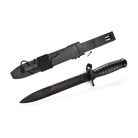 Nóż wojskowy czarny oksydowany z piłą wz.98 Z