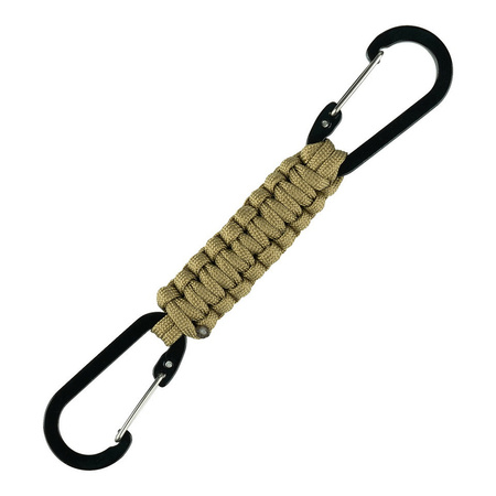 Podwójny karabińczyk Paracord coyote 101INC