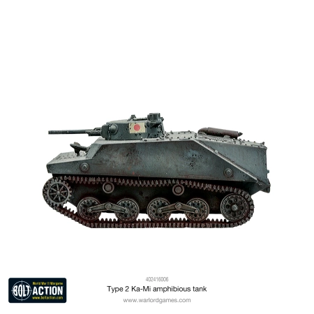 BOLT ACTION Japanese Type 2 Ka-Mi amphibious tank