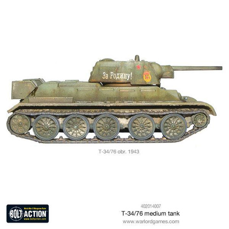 BOLT ACTION T-34/76 Medium Tank