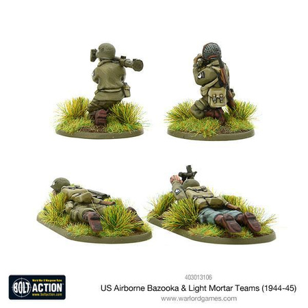 BOLT ACTION US Airborne Bazooka and Light Mortar Teams (1944-45) 