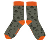 Skarpety BENNONKY Trek zielono-pomarańczowy Bennon