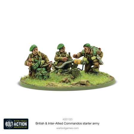 BOLT ACTION British & Inter-Allied Commandos starter army