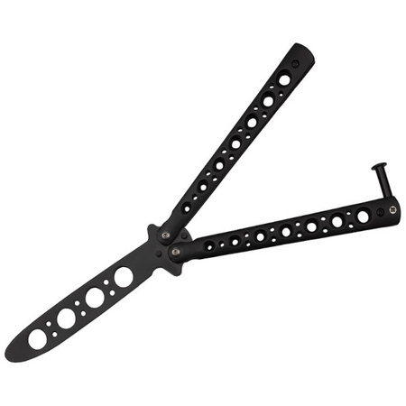 Nóż Motylek Treningowy Czarny 