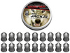 Śrut diabolo Umarex Jackal Pointed Ribbed 4,5mm 500szt,