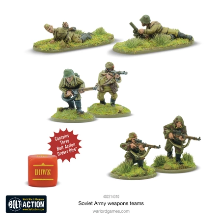 BOLT ACTION Soviet Army weapons teams