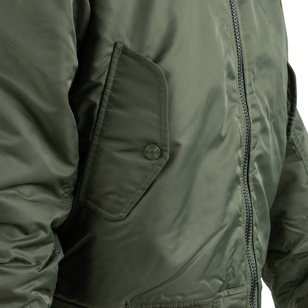 Kurtka bomberka z kapturem MA-1 Olive Fostex 