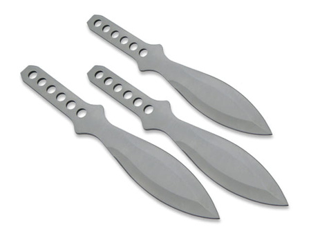 Zestaw noży do rzucania Silver BSH ADVENTURE