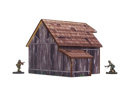 MICRO ART - WW2 Ostfront Village Barn (1) (28mm)