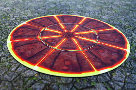 PLAYMATY Gumowe strefy do Age of Sigmar- Ogniste