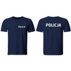 Koszulka Granatowa z nadrukiem POLICJA R.L