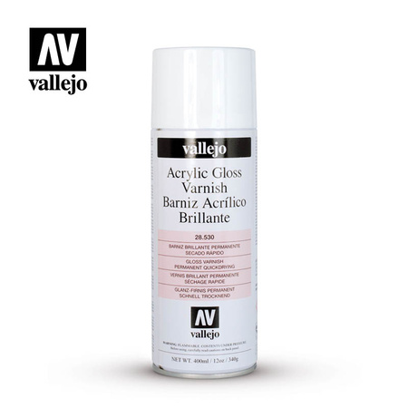 Vallejo: 28.530 - Acrylic Gloss Varnish Spray (400 ml)