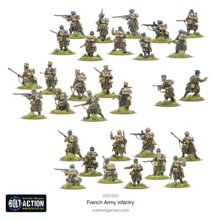 BOLT ACTION French Army infantry