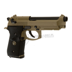 Pistolet ASG M9 A1 Full Metal GBB Desert WE