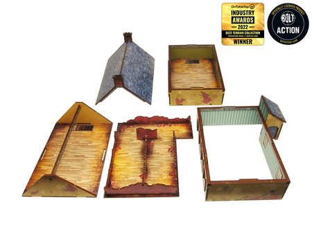 MICRO ART - WW2 NORMANDY TOWNHOUSE 2 (28MM)