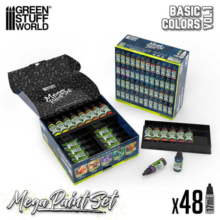 Green Stuff World Basic Mega Paint Set - Vol. 1.0