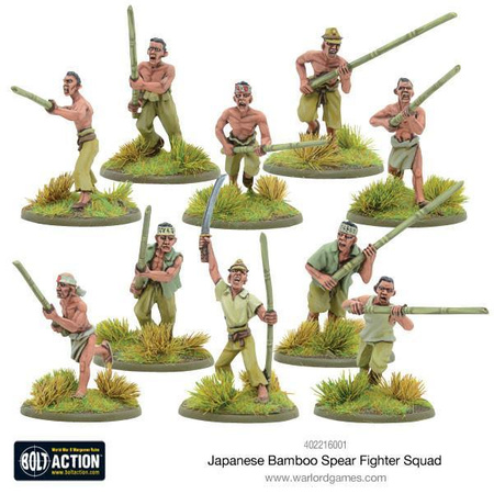 BOLT ACTION Japanese Bamboo Spear Fighter Squad